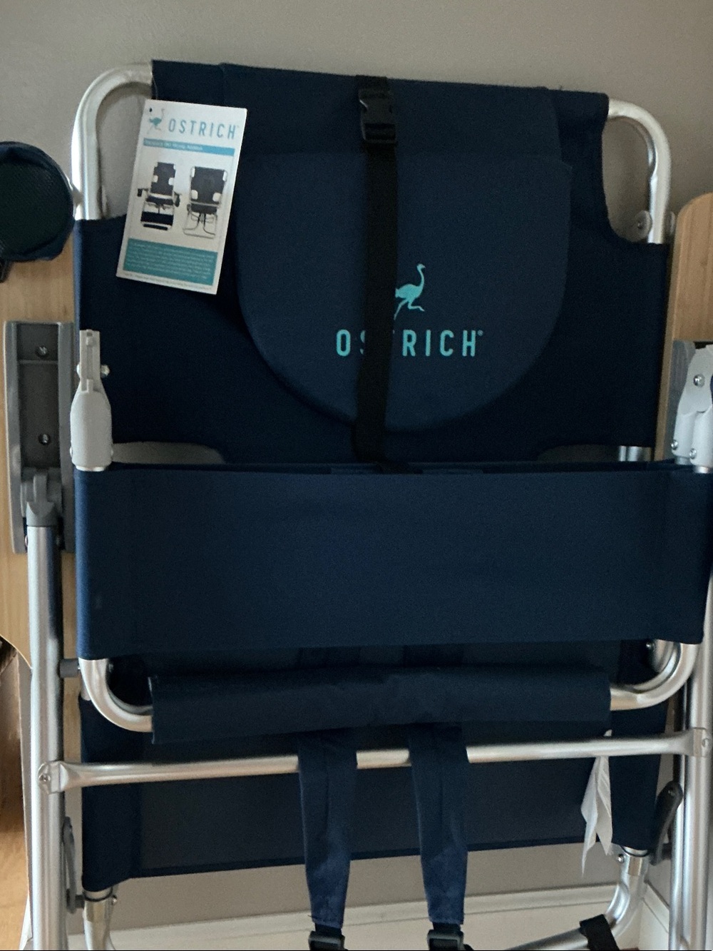Navy Folding Beach Chair